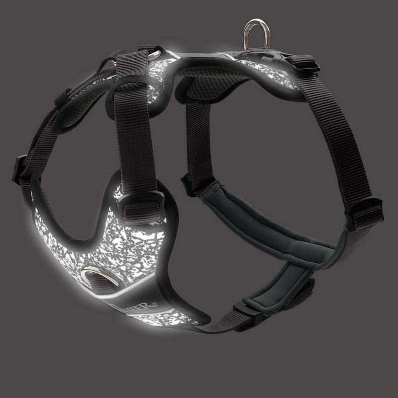 HUNTER Divo Reflect Harness Black/Grey Size S-M