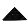 JSP Manufacturing 3" Triangle Plastic Furniture Black Corner Legs -