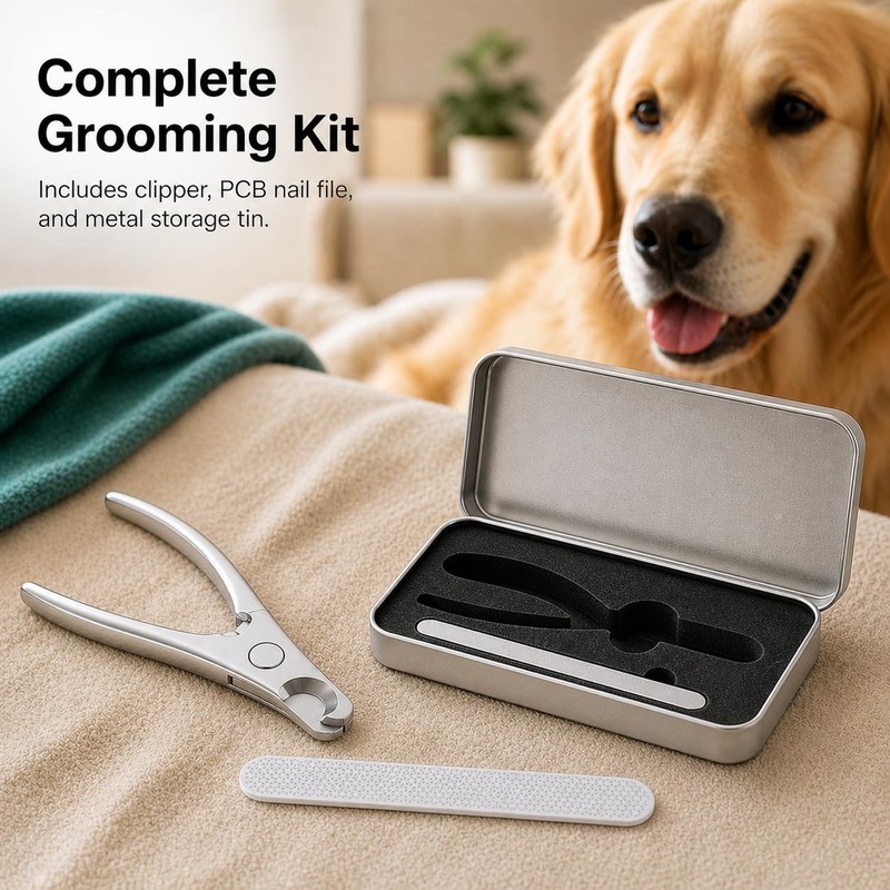 capasin Heavy Duty Large Dog Nail Clippers for Thick Nails,