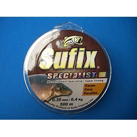 Sufix Carp Specialist Brown Cord 0.30 mm 6,40kg – 500 m