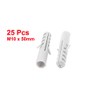uxcell® M10x50mm Plastic Anchors Lag Expansion Nails Plugs Screws Clips
