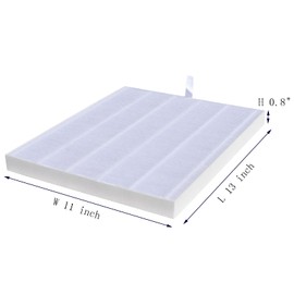 C545 Filter for Winix C545 Filter S, 2 Hepa Filter + 8 Activated Carbon Filters Part No. 1712-0096-00