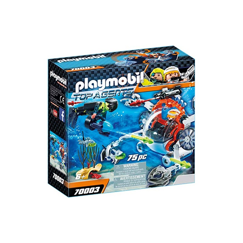 Playmobil 70003 Top agents - SPY TEAM Sub Bot