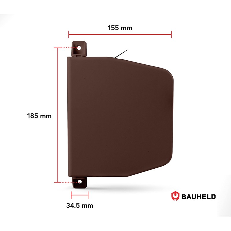 BAUHELD® Surface-Mounted Roller Shutter Belt Winder [Automatic Threading] - Robust