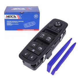 MOCA 10 Button Front Left Power Window Switch Compatible with 2012-2020 for Dodge Grand Caravan, 2012-2016 for Chrysler Town and Country, 2012-2015 for Ram C/V