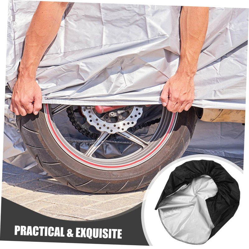 GARVALON Universal Wheel Cover for Motorhomes, Waterproof Tyre Cover for