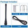 Arridioter VHF Marine Radio Antenna 156-163MHz Waterproof Boat Antenna with