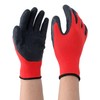 findmall 12 Pairs of L-Sized Latex Rubber Coated Work Gloves
