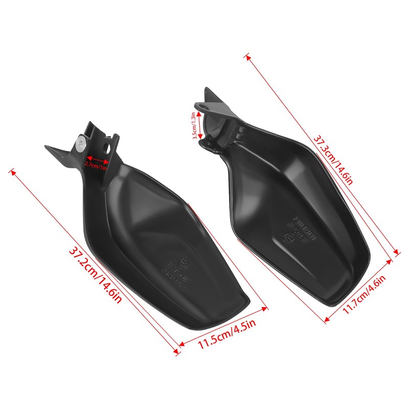 WORLDMOTOP Motorcycle Hand Guard Handlebar Brake Lever Protector Replacement for