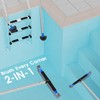 2 in 1 Multifunctional Pool Brush with 10 FT Poles