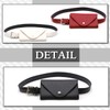 CHROME CRANE BLT026 Women's Leather Belt Waist Bag Pouch Small