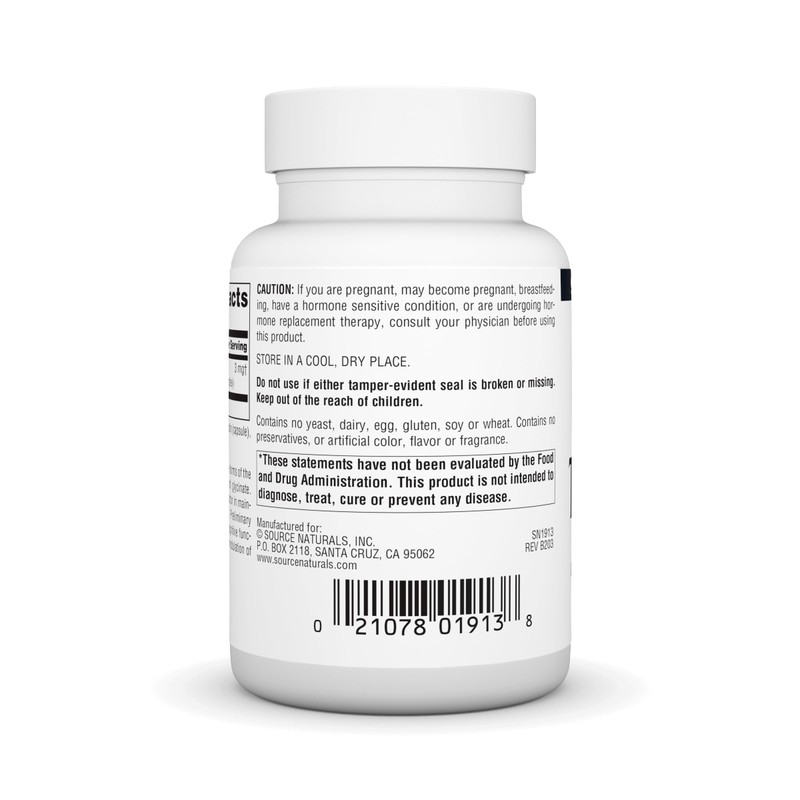 Source Naturals, Triple Boron, Three Forms for Optimal Bioavailibilty*, Contains