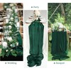8 Pack Emerald Green Cheesecloth Table Runner 10Ft Boho Gauze