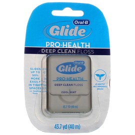 Oral-B Glide Deep Clean Floss Cool Mint 43.70 Yards (Pack of 9)