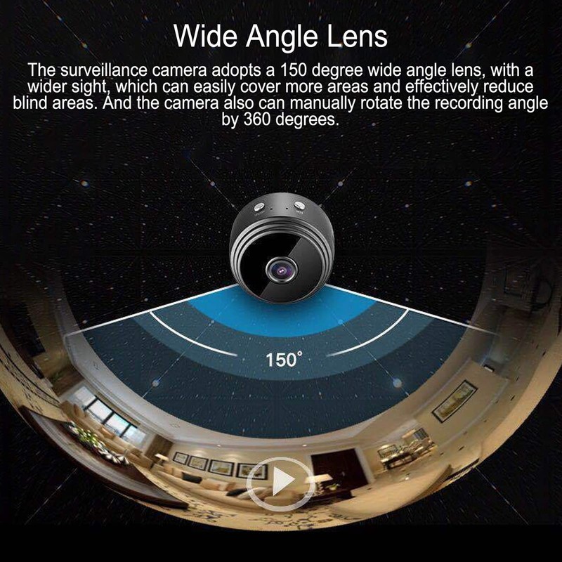 ciciglow Wireless Surveillance Camera, 1080P HD WiFi Home Indoor Camera