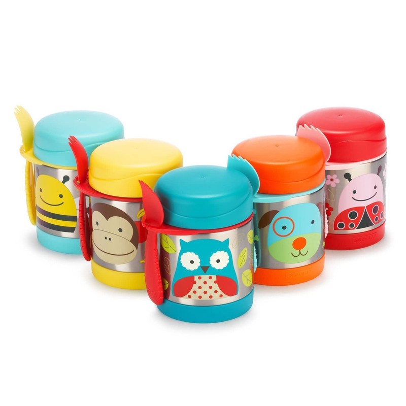 Skip Hop Baby Zoo Insulated Food Jar and Spork Set