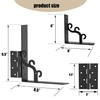Sdstone Heavy Duty Gate Corner Brace Bracket,Anti Sag Gate Kit