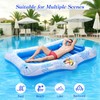 MoKo Pool Floats Adult, 84" x 58" Large Floating Bed
