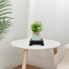POPETPOP Chinese Plant Stand Oriental Furniture Wooden Display Base Square