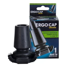 Ergoactives Ergocap Ultralite Muleta / Bastón De Punta De Goma - Sustitu