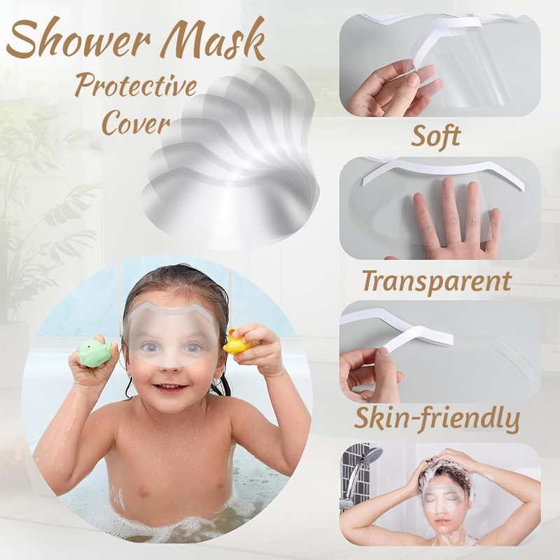 JEYORZY Pack of 50 Disposable Plastic Eye Protection Protective Shower