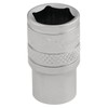 Draper 16514 1/4" Square Drive Micro Satin Chrome Metric Socket,