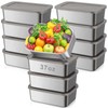 Blushtier 12 Pcs Stainless Steel Food Storage Containers with Lids,