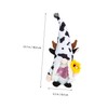 Ciieeo Creative Faceless Cow Gnome Doll Farmhouse Party Decoration Skin