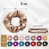 100% Mulberry Silk Scrunchies - 16 Momme Satin Hair Ties