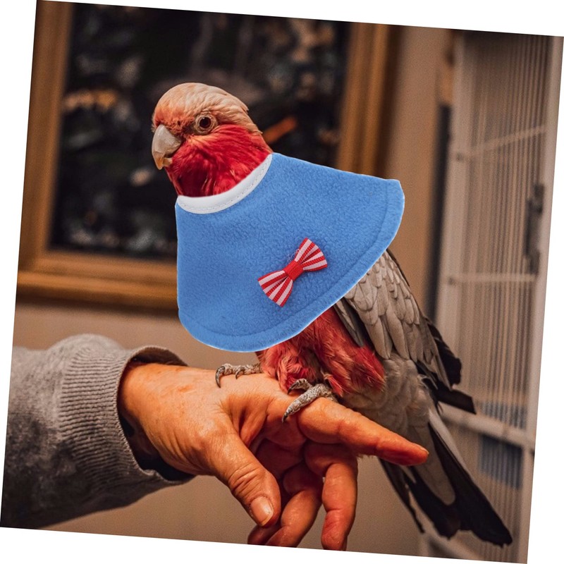Levemolo Anti-Pecking Bird Collar Parrot Neck Ring Protective Fashionable 2
