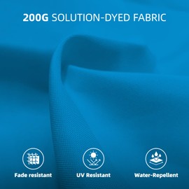 wikiwiki 10ft Patio Umbrellas Offset Outdoor Umbrella Cantilever Hanging Umbrellas w/Infinite Tilt, Fade Resistant Waterproof RECYCLED FABRIC Canopy & Cross Base, for Yard, Garden & Deck, Royal Blue