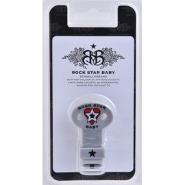 Baby Nova Rockstar Baby Pacifier Holder Heart 0 Months ~