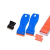 AE Quality Tools 4 pc Plastic Razor Scrapers, 100 Dual