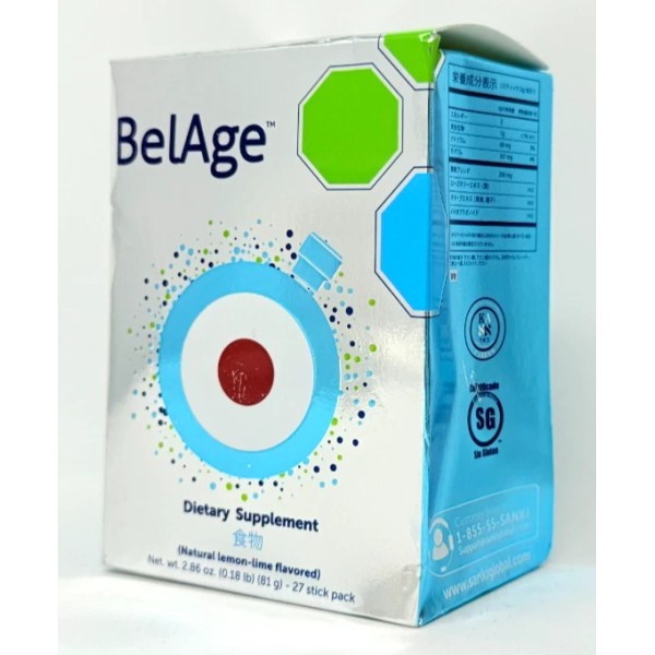 Sanki BelAge Nano BioTechnology Dietary Supplement 27 Packets EXP 12/26