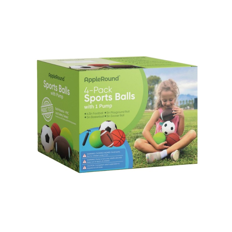 georglasko_8 Sports Balls Mixed Bundle Basketball Soccer Ball Football Playground