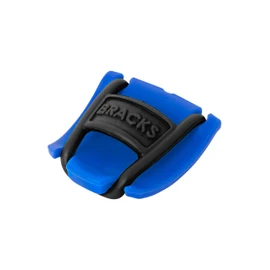 Shoe lace lock clip, innovative for all shoes, easy and effective, 1 pair, Bracks, blue-black