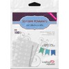 3L Corporation Self-Adhesive Scrapbook Foam Embellishment Shapes, Pennants