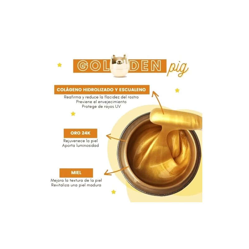 TONYMOLY Golden Pig Collagen Bounce Mask, 2.7 Fl. Oz.