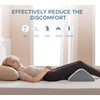Knee Wedge Pillow 6.3'' for Post-Surgery Recovery-Leg Elevation Support for