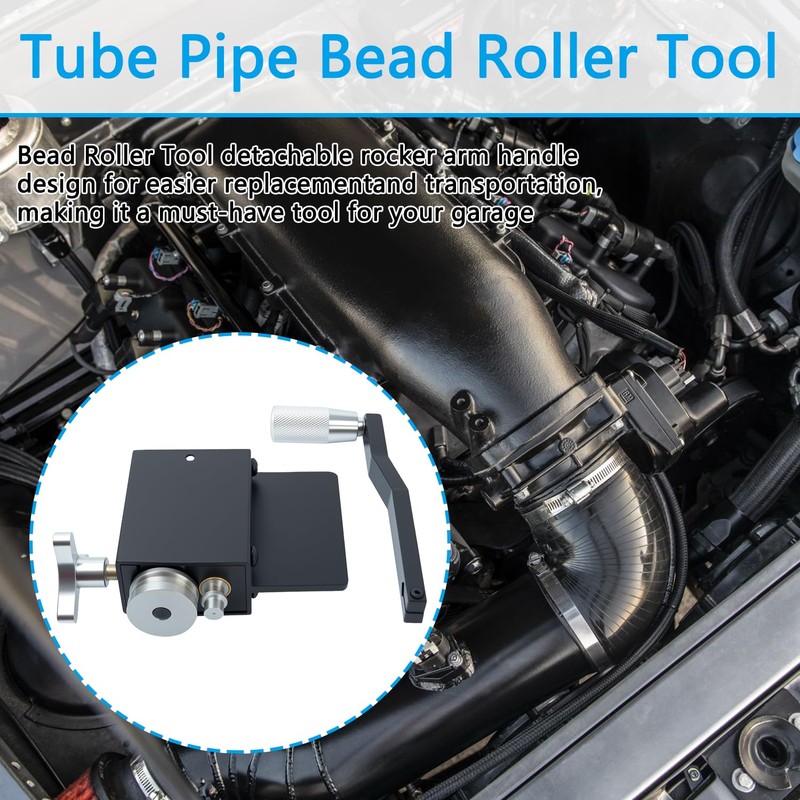 TXRXIZ Tube Pipe Bead Roller Tool, Bead Roller Intake and