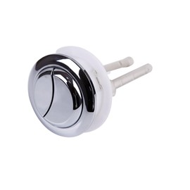 Gadpiparty Toilet Tank Dual Flush Push Button Thread Cistern Lid Compatible with Toilets Durable Material Round Design for Easy Operation