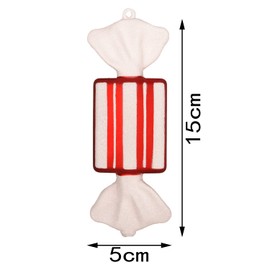 MFUOE Christmas Candy Ornaments Red White Fake Candy Christmas Tree Hanging Ornament (Color 4)