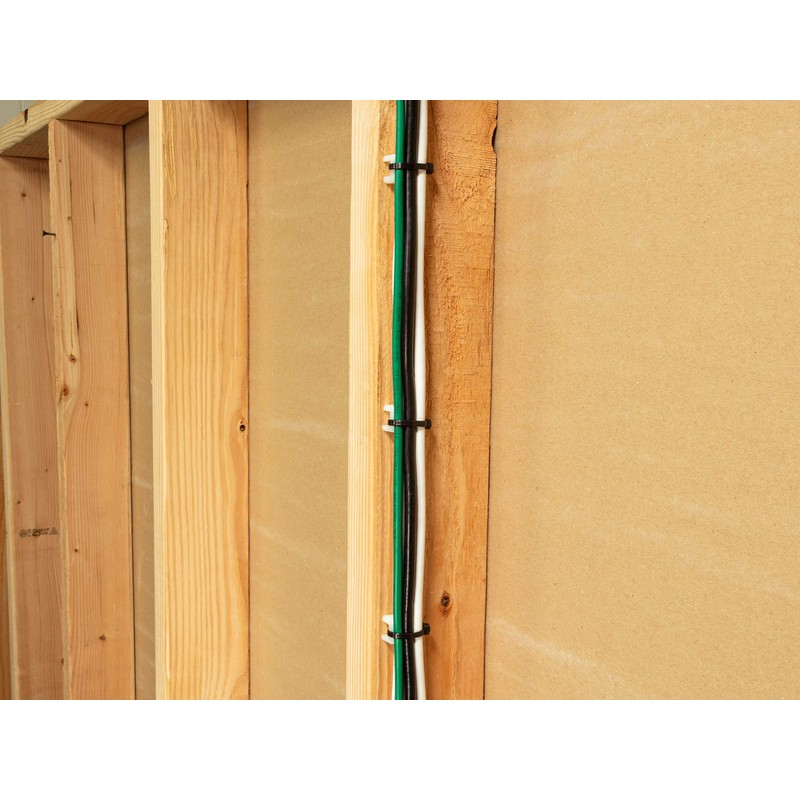 6.3 mm Natural Saddle Tie Mount - 100 Pack