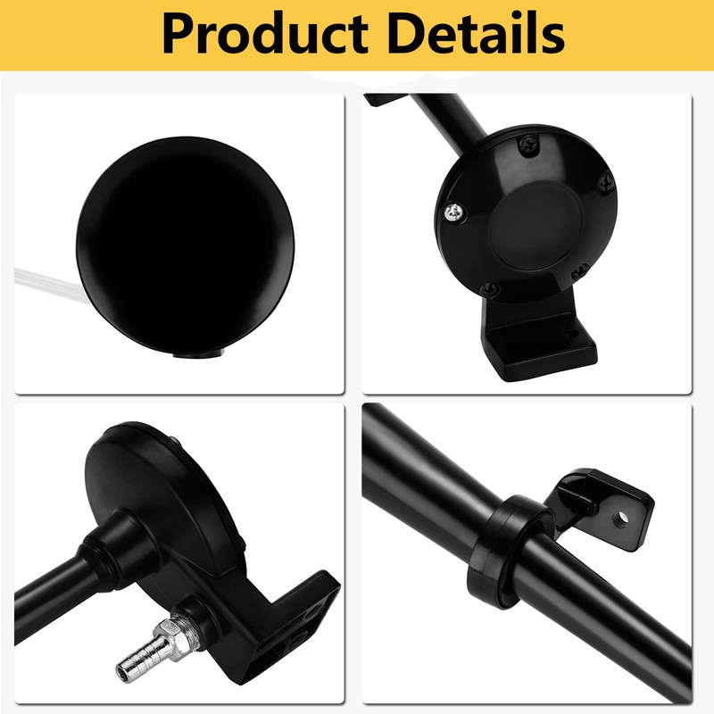 HK 12V 150db Air Train Horn Kit with Compressor Single