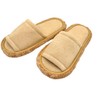 Cleaning Slippers, Medium, Beige, Easy to Walk, Microfiber, beige