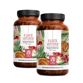 Culture Complex for Women Intimate Flora * with 100 Billion CbE/g - with Lactic Acid Bacteria, Cranberry & Vitamin B - 7 Lactobacillus Strains - 1 Capsule per Day - 120 Day Supply - Floraintima by
