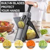 SupMaKin Safe Mandoline Slicer for Kitchen, Potato Slicer for Chips,