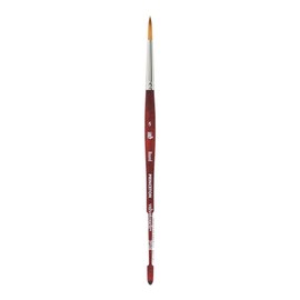 Princeton Velvetouch, Series 3950, Paint Brush for Acrylic, Oil and Watercolor, Round, 5