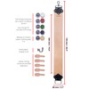 BACHER Premium Leather Strop Wide for Sharpening Razor Set with