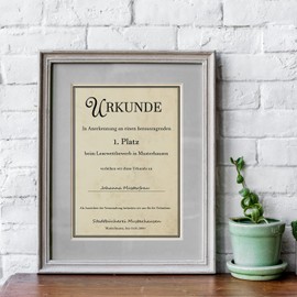 50x DIN A4 paper - Marbled Chamois (Cream) - 90 g m² - 21 x 29.7 cm - Writing paper, craft paper, construction paper, letterhead